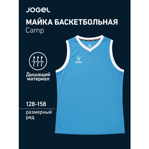 фото Майка спортивная jogel, размер 164-170, бирюзовый