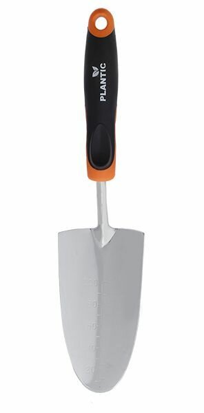 Совок садовый Plantic Pro 36381-01, из углеродистой стали и рукоятка с покрытием SoftTouch