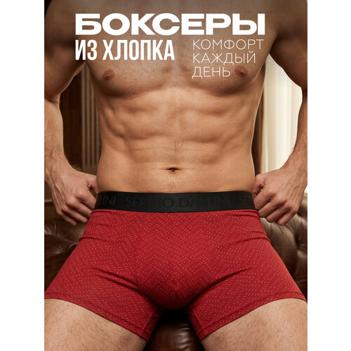 фото Трусы sergio dallini базовая коллекция, размер xxl, красный