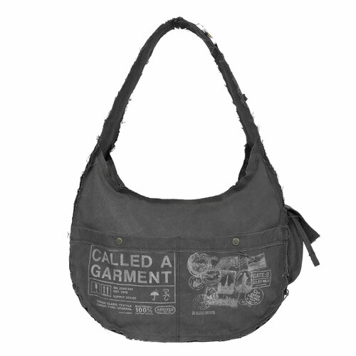 фото Сумка кросс-боди called a garment, темно-серая