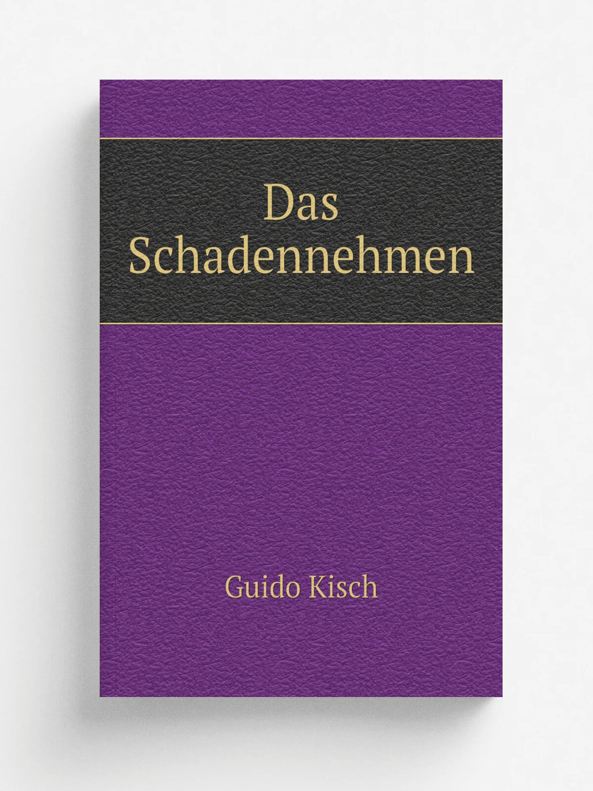 Das Schadennehmen | Guido Kisch | 1918 | Mannheim J. Bensheimer | Репринт