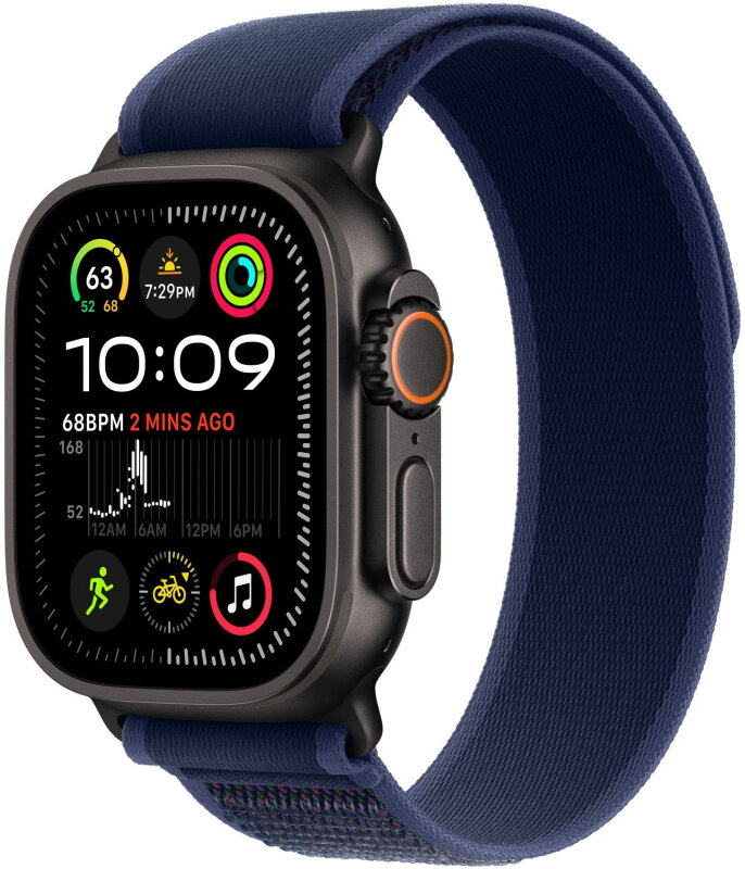 Ремешок для Apple Watch Ultra 49mm Blue/Black Trail Loop -M / L