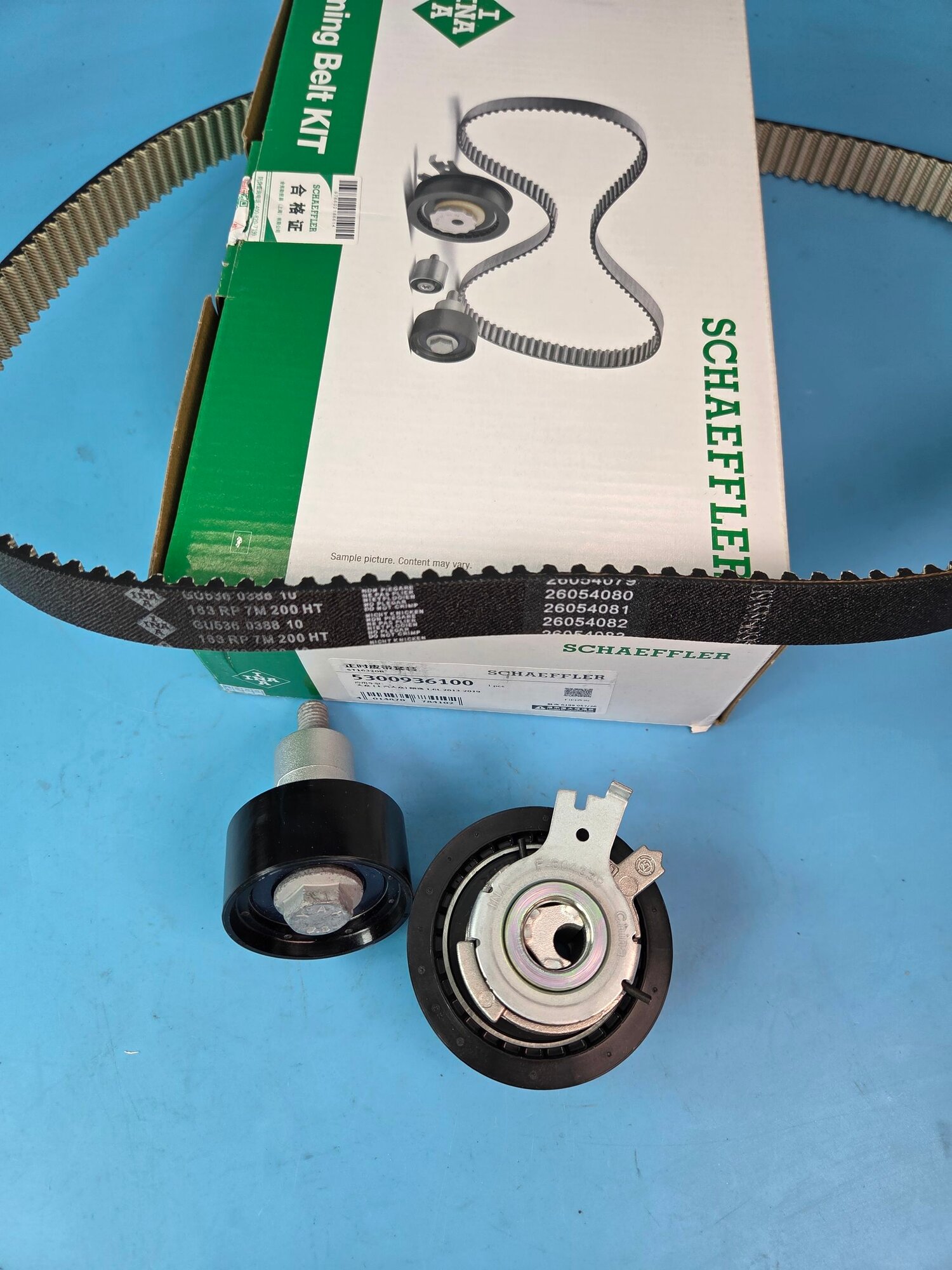 Комплект ГРМ INA 5300936100 1.2- 1.4TSI/1.6MPI Volkswagen Tiguan, Polo, Passat, Skoda Octavia, Kodiaq Audi A3/A4/Q3 Оригинал 100%