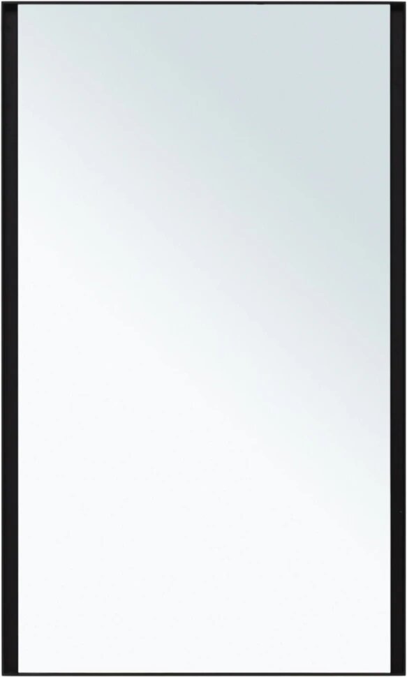 Зеркало Allen Brau Infinity 1.21019. BL 60x100 см, с LED-подсветкой, сенсорным выключателем, черный матовый