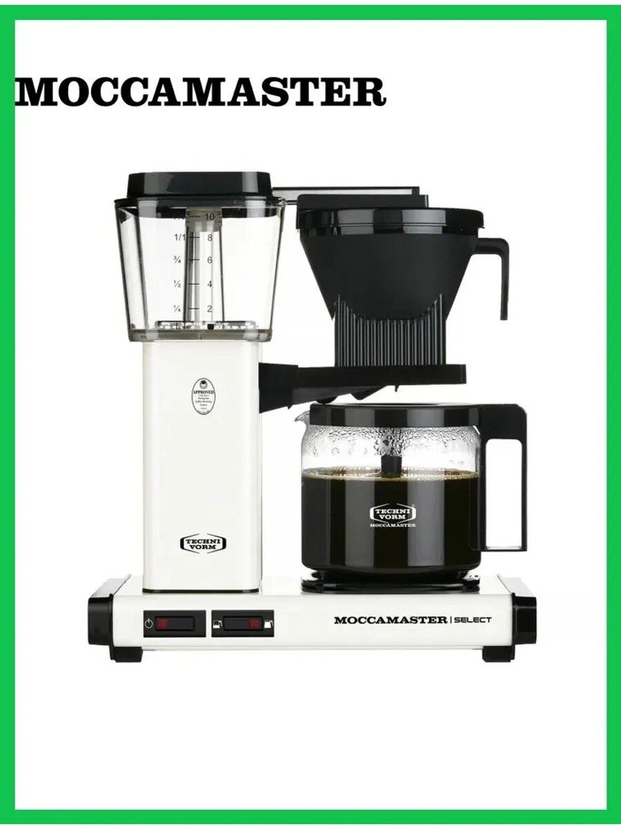 Moccamaster Кофеварка капельная KBG 741 Select, белый, стандартная модель