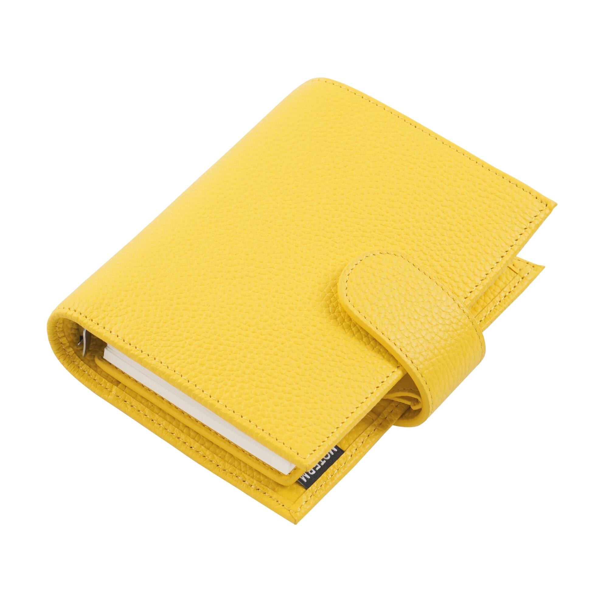 Moterm Regular 2.0 карманный блокнот из кожи Желтый, Pebbled Lemon yellow