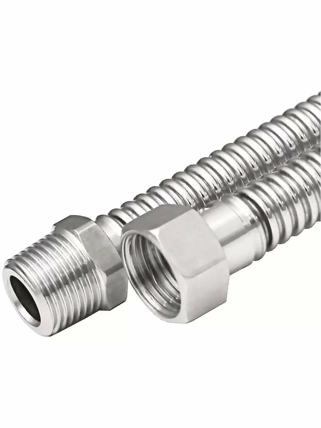 Подводка для газа AquaLink, сильфонная, 1/2'х0.6 м, г-ш, длина 0.6 м