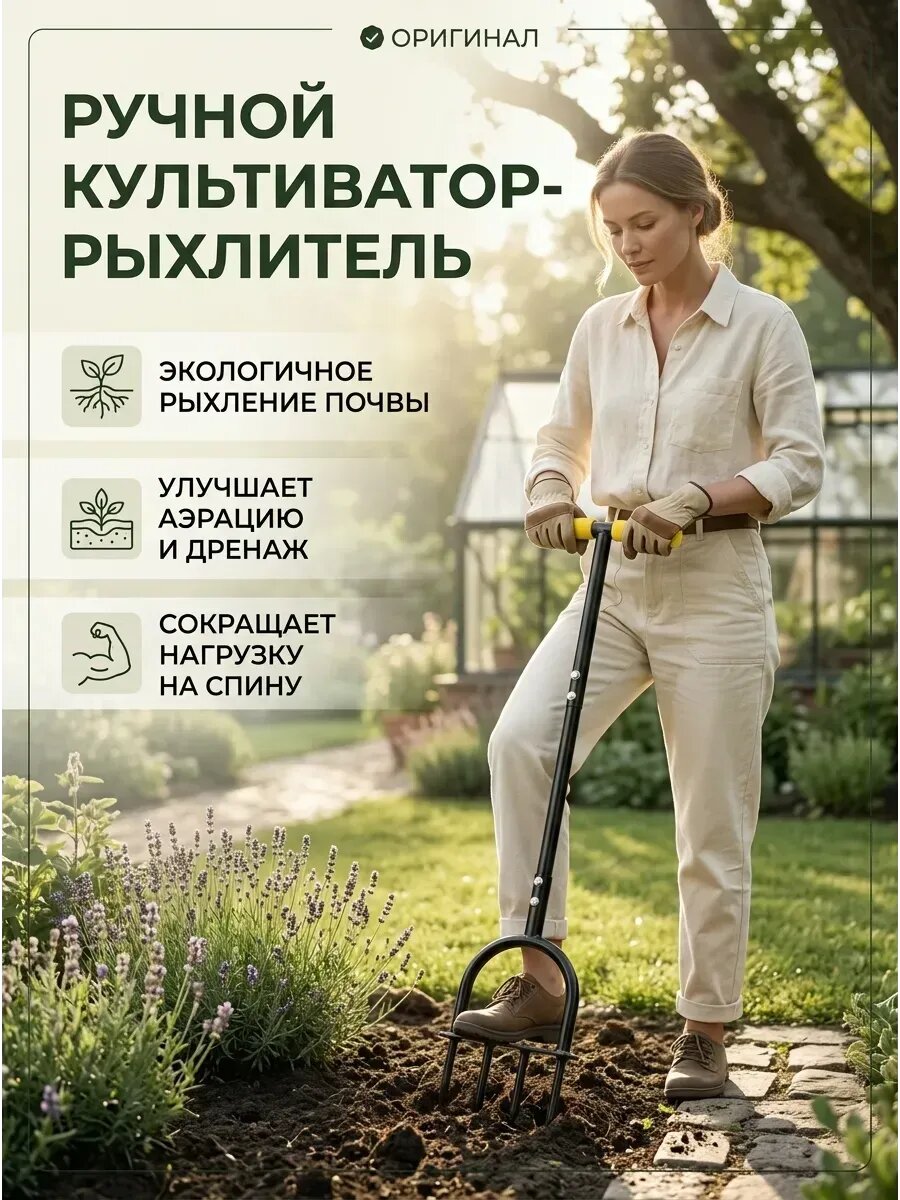 Лопата торнадо, Аэратор почвы садовый металлический