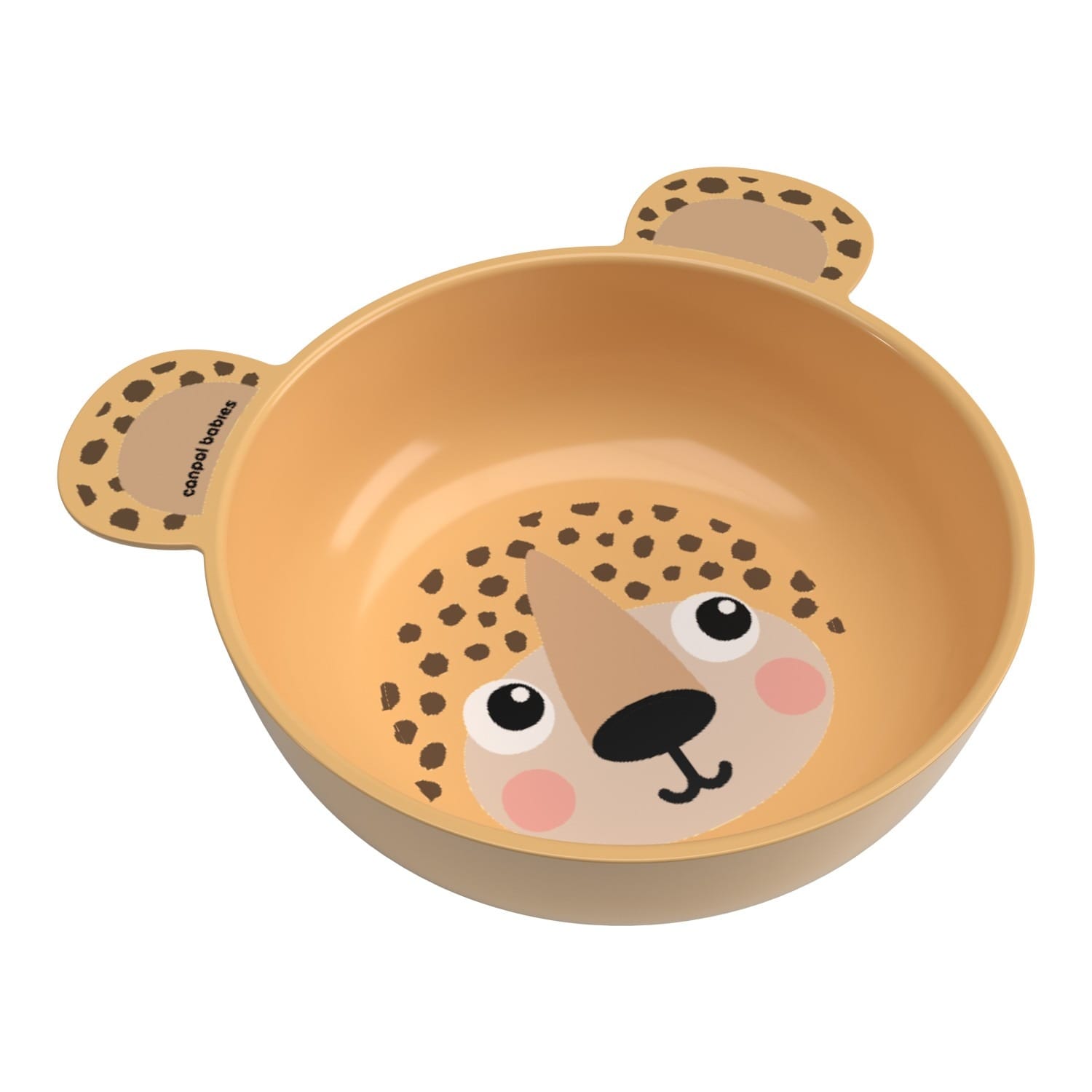 Миска Canpol Babies BabiesBoo, с ушками, желтый, 400 мл