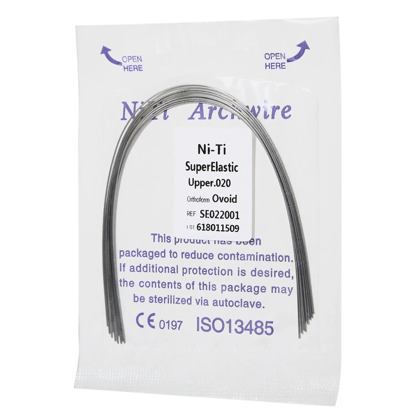 Ni-Ti Arc Wire SuperElastic Upper .020