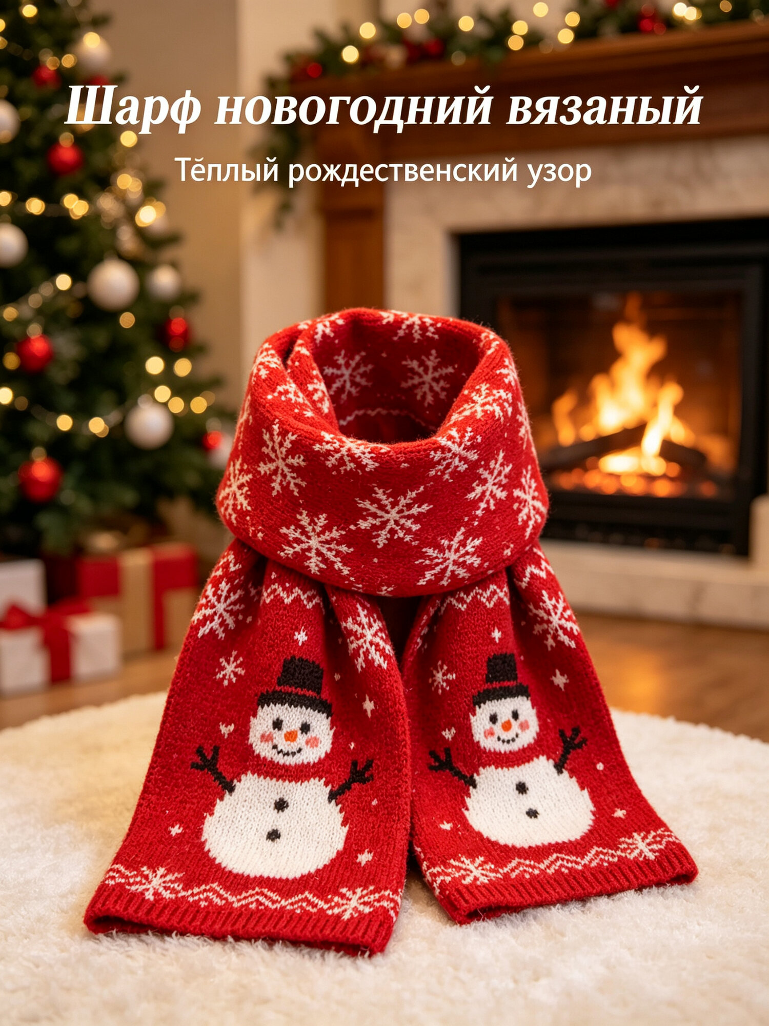 Шарф XW Home Новогодняя серия для женщин