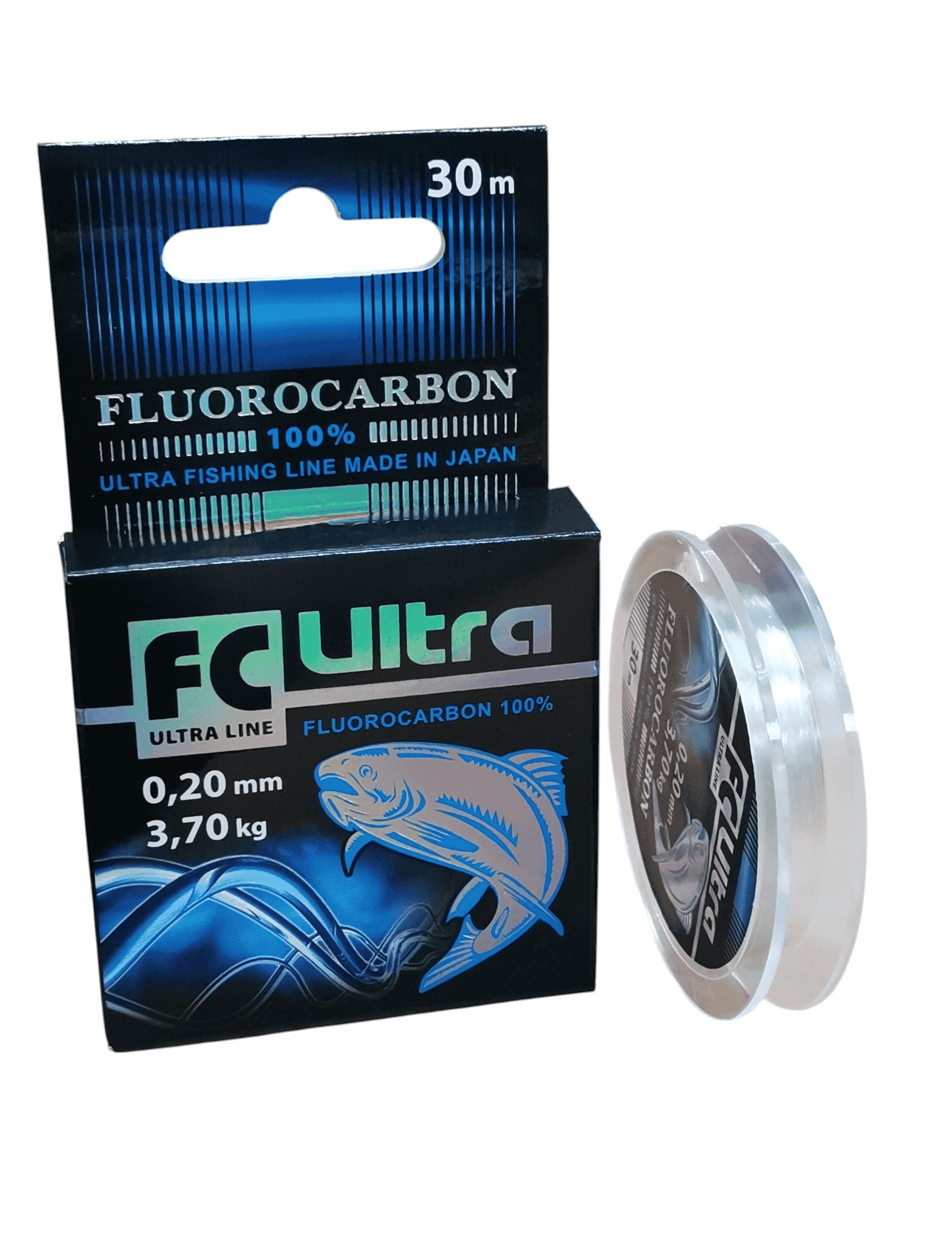 Леска AQUA FC Ultra Fluorocarbon 100% 0,20mm 30m