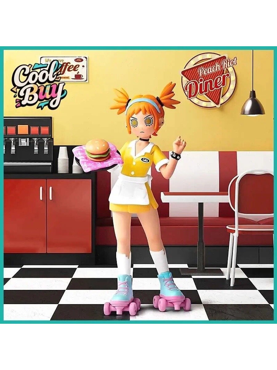 Фигурка Слепая коробка POPMART 'Peach Riot Rush Hour', Цвет Gigi-Dinner