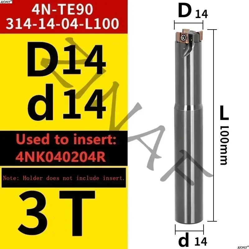 Фреза 4N-TE90 314-14-04-L100, d14, 3T