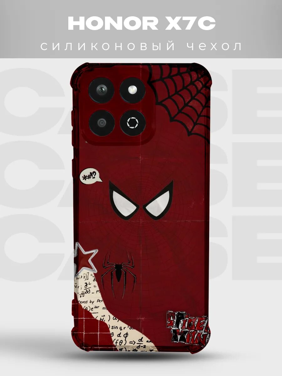 Чехол на Honor X7C Человек-паук комикс spider man марвел