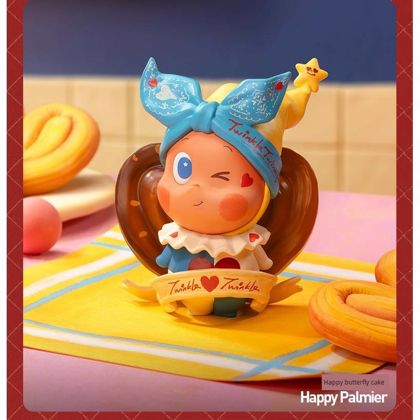 Pop Mart Star People Sweet Moments Series Фигурка 'Счастливый круассан' в слепом боксе