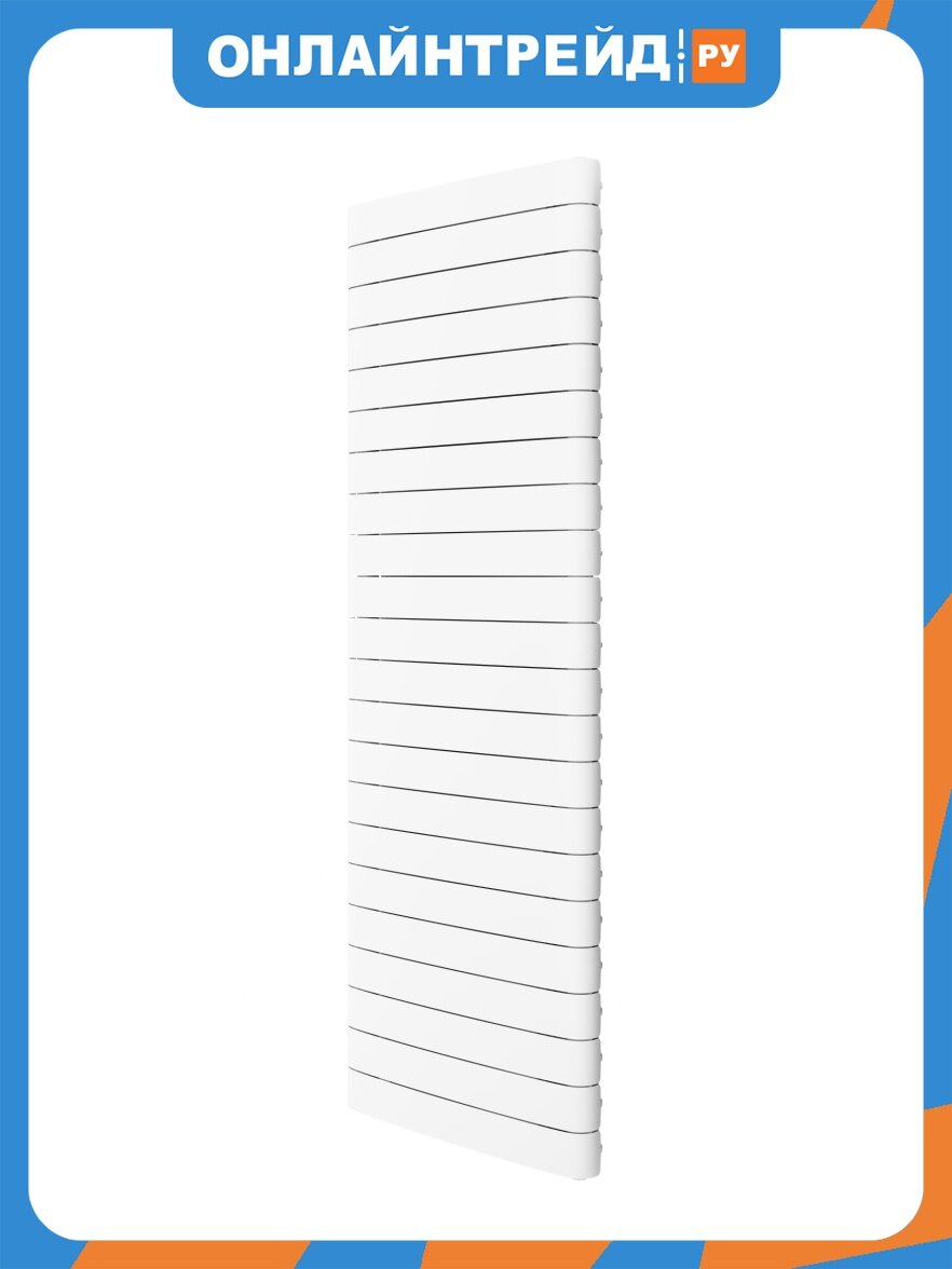 Радиатор биметаллический Royal Thermo Eclipse Tower 500 Белый - 18 секц.