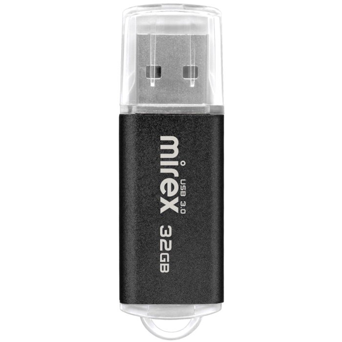 Flash Drive USB-A*3.0 32Гб Mirex Unit Black - черный