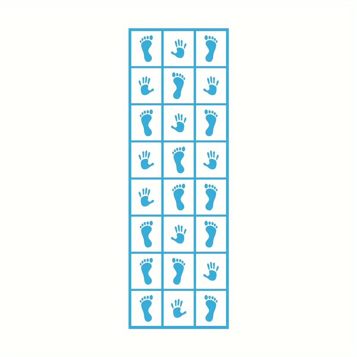Складной и моющийся динамический игровой набор 100×300 см, синий, портативный, для активного отдыха, тимбилдинга и семейных развлечений
