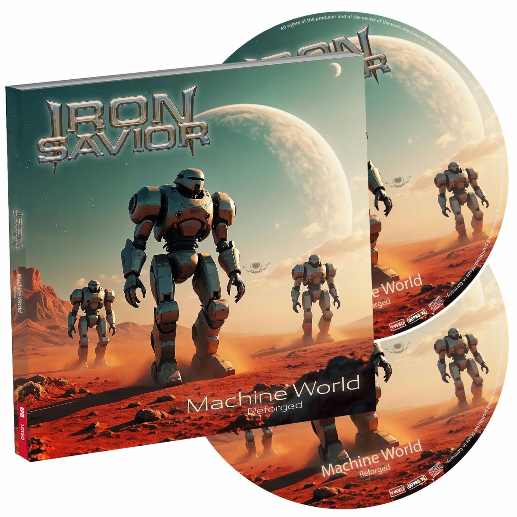 Музыкальный диск Iron Savior - Reforged: Machine World (2CD) 2025, Digipack