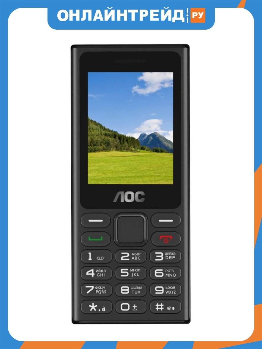 Мобильный телефон Aoc A240 Черный