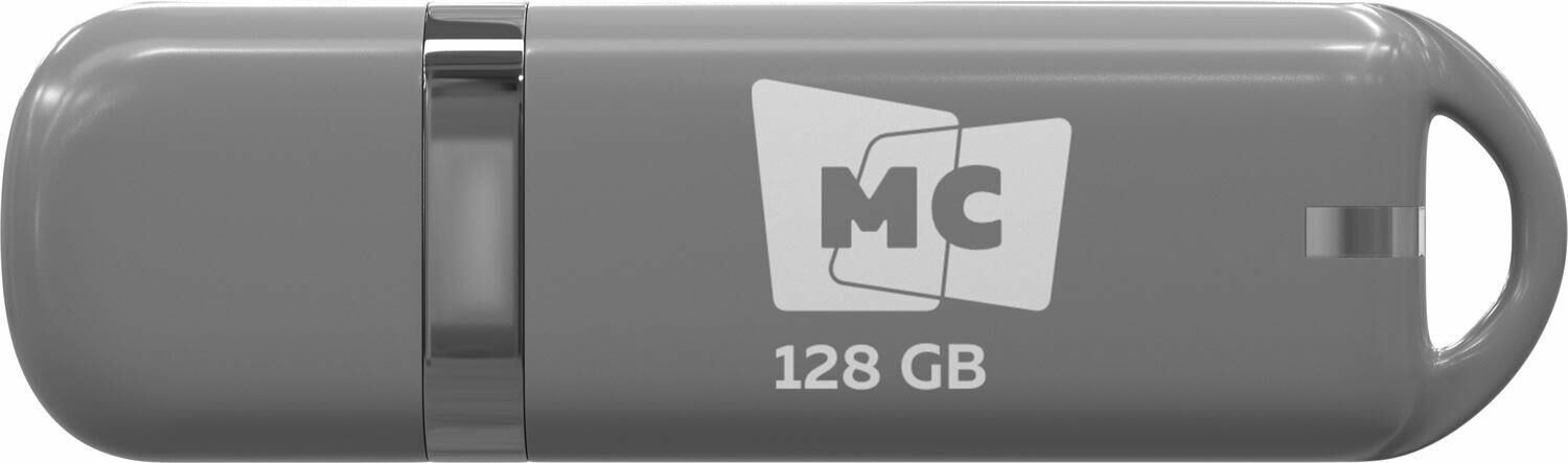 Флешка USB флеш карта USB 128GB 2.0 МФБ128 Grey