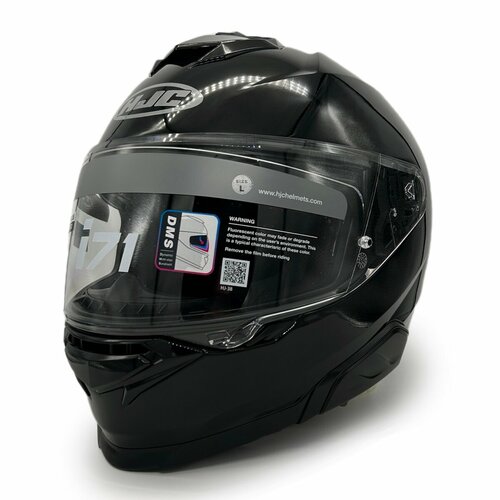 фото Мотошлем hjc i-71 metal black. xl. черный-глянцевый