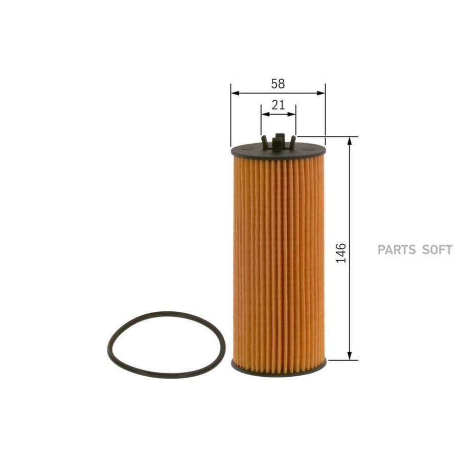 Фильтр масляный(картридж) BOSCH F026407237