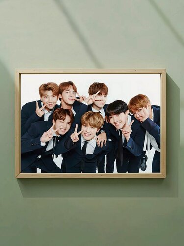 Изображение товара Постер, плакат на стену BTS K-Pop (А3)