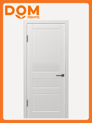 Изображение товара Межкомнатная дверь "Честер", глухая, белая, 60x200см