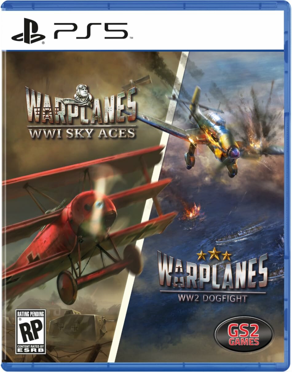 Warplanes: WW1 Sky Aces + WW2 Dogfight для PS5 (русские субтитры)