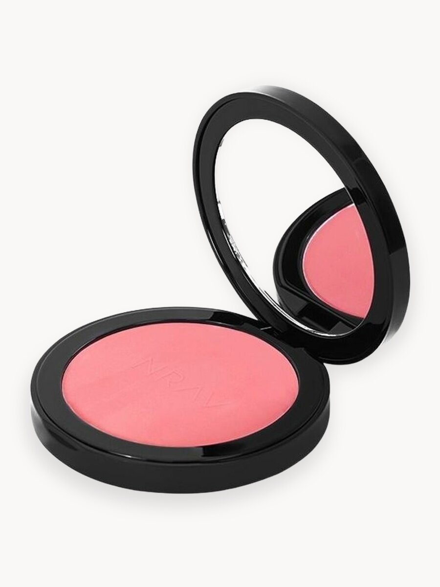 NRAV Румяна для лица сухие пудровые с зеркалом, персиковый цвет, 10 г