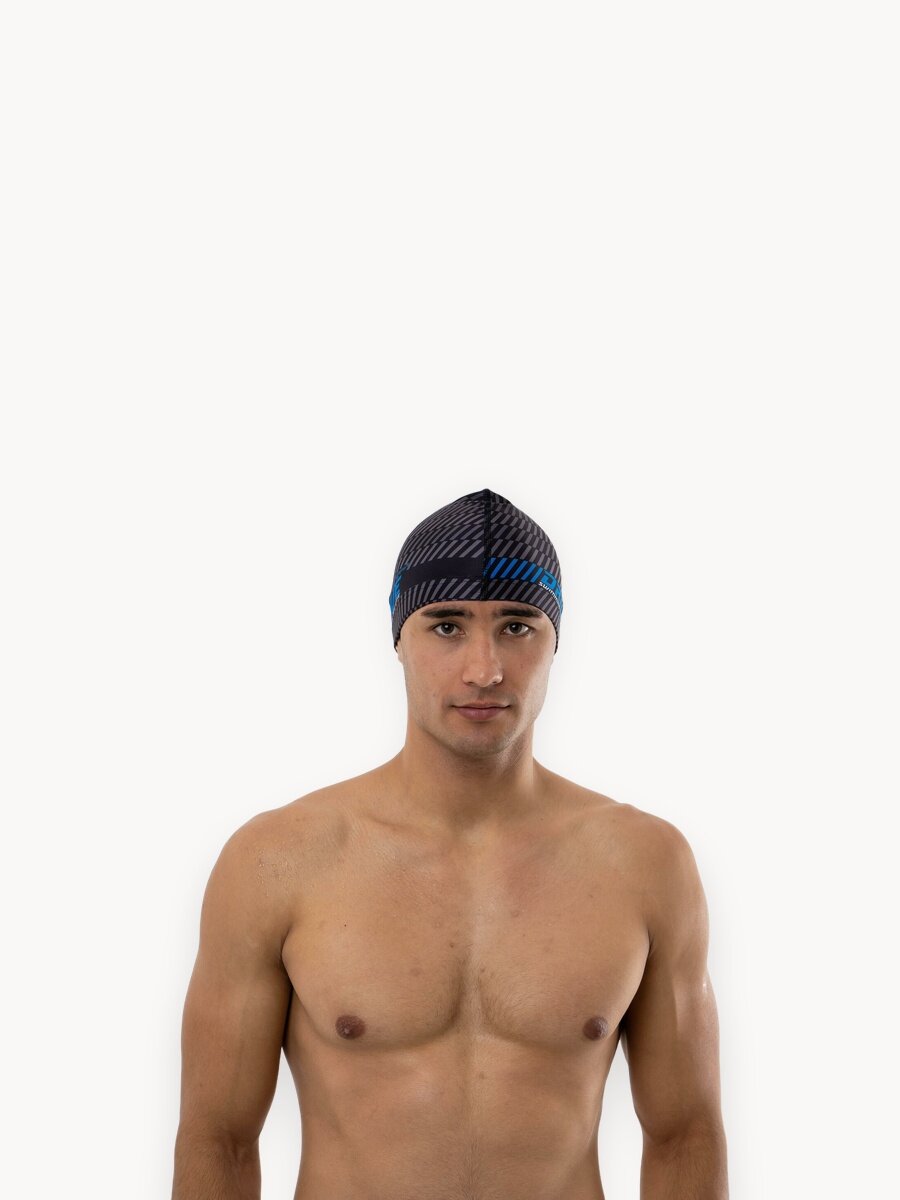 Шапочка ONLYTOP "DRIVE", для плавания, обхват 54-60 см, взрослая, цвет черный