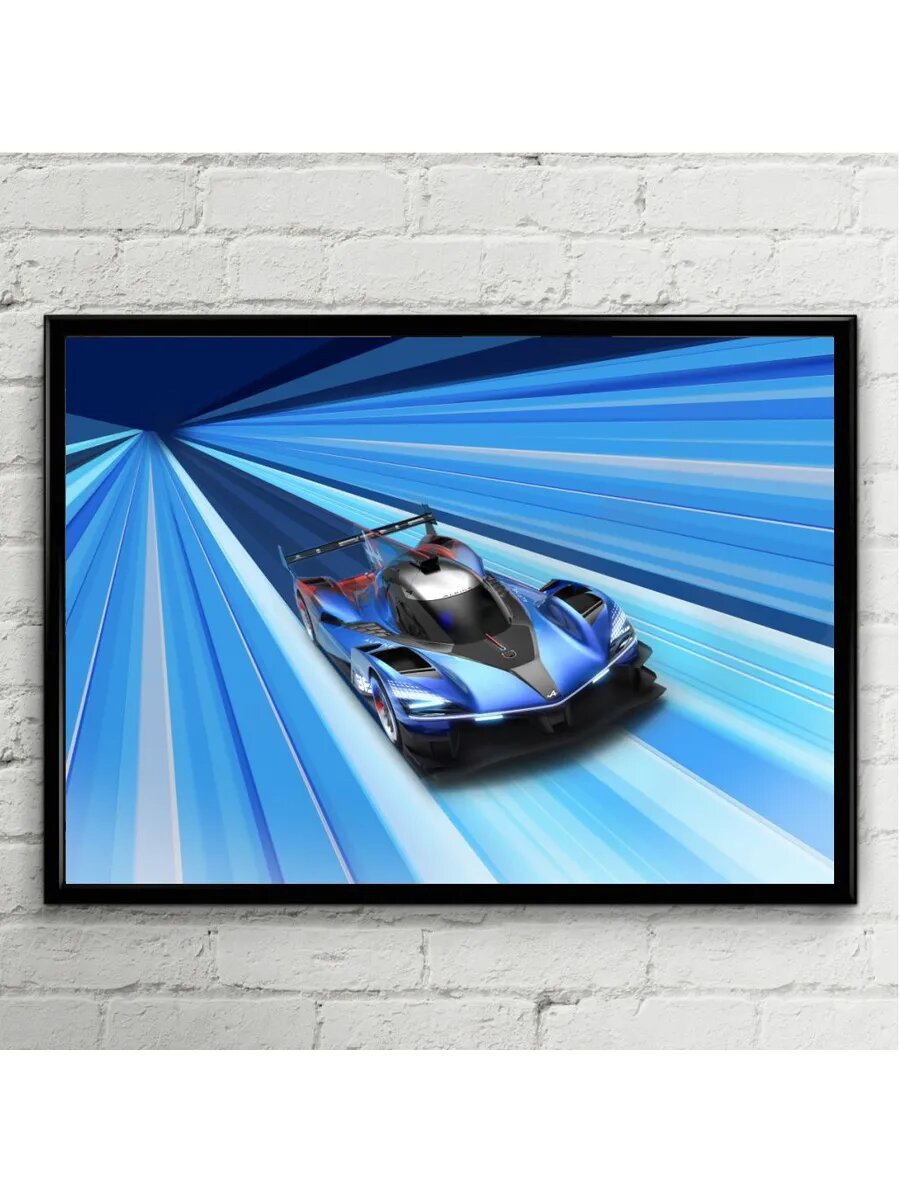 Плакат "alpine a424 prototype" от А3