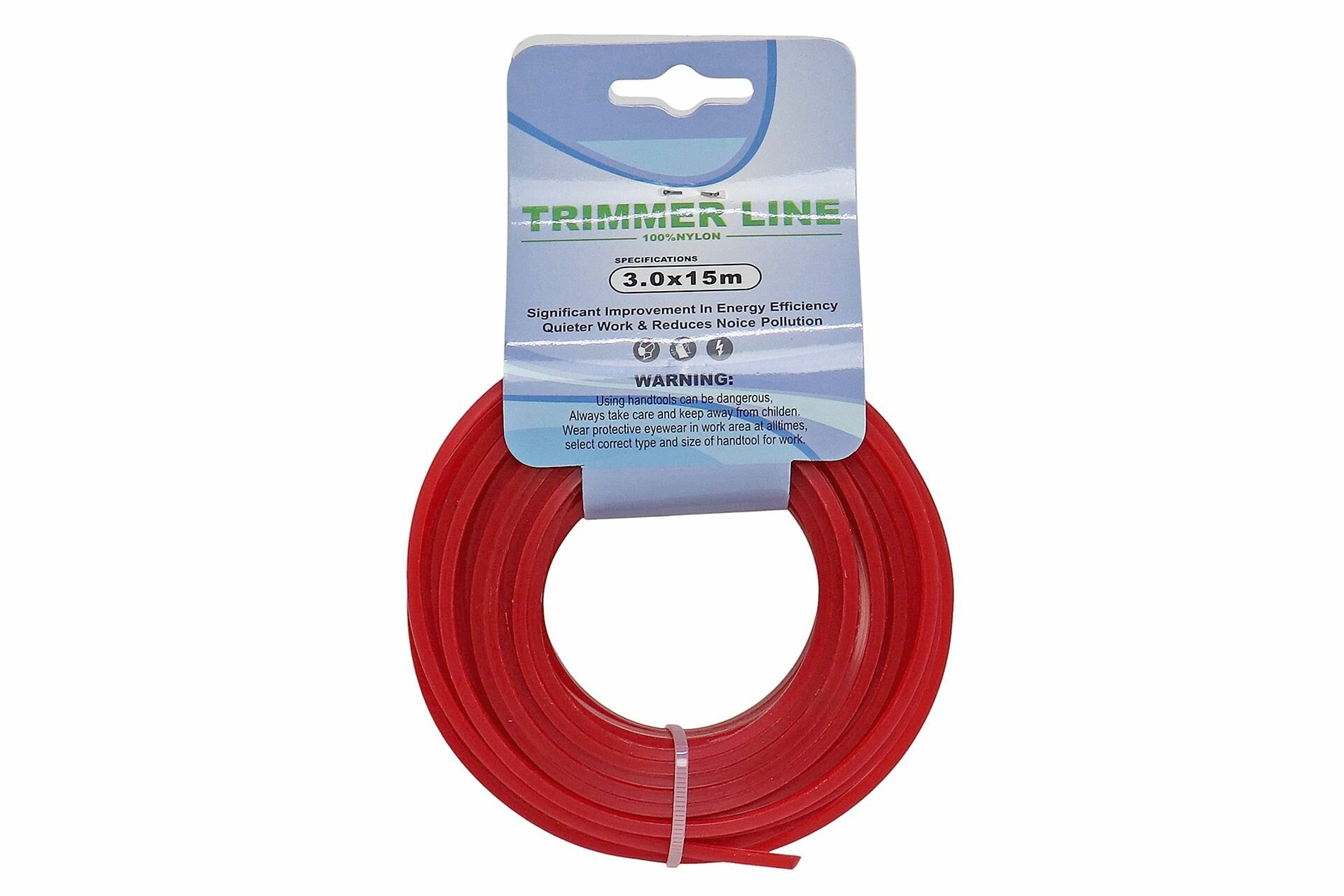 Леска триммерная (3,0*15м) TRIMMER LINE с картонной этикеткой (квадрат)