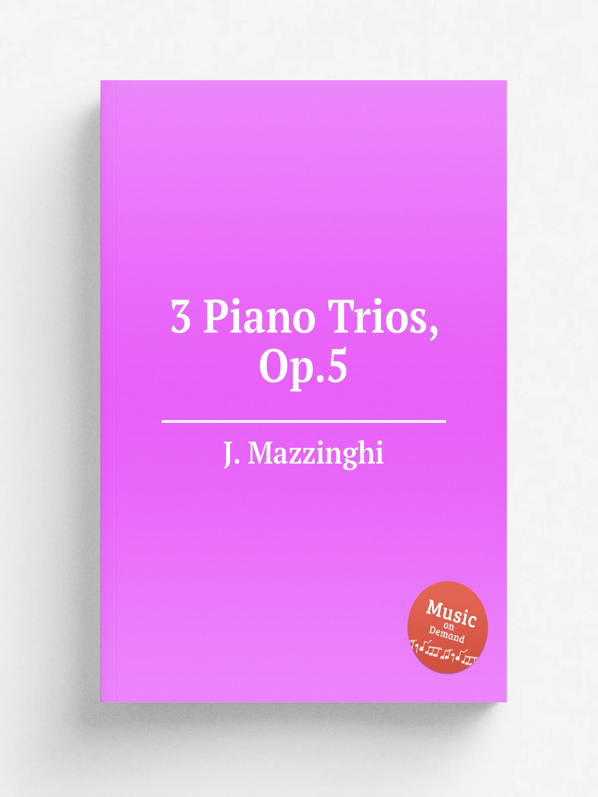 3 Piano Trios, Op.5 | J. Mazzinghi | Репринт