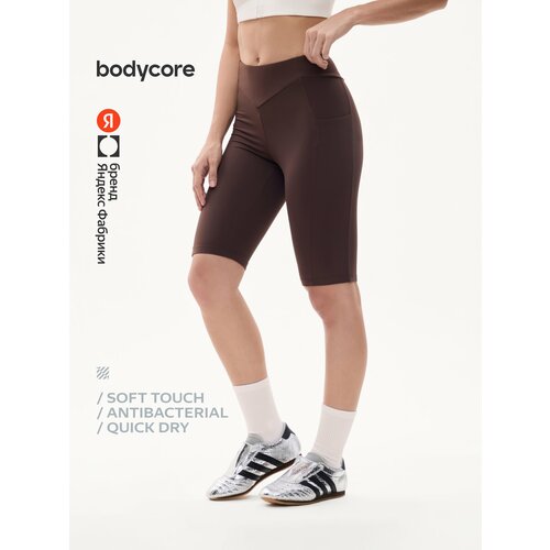 фото Велосипедки bodycore, размер s, коричневый