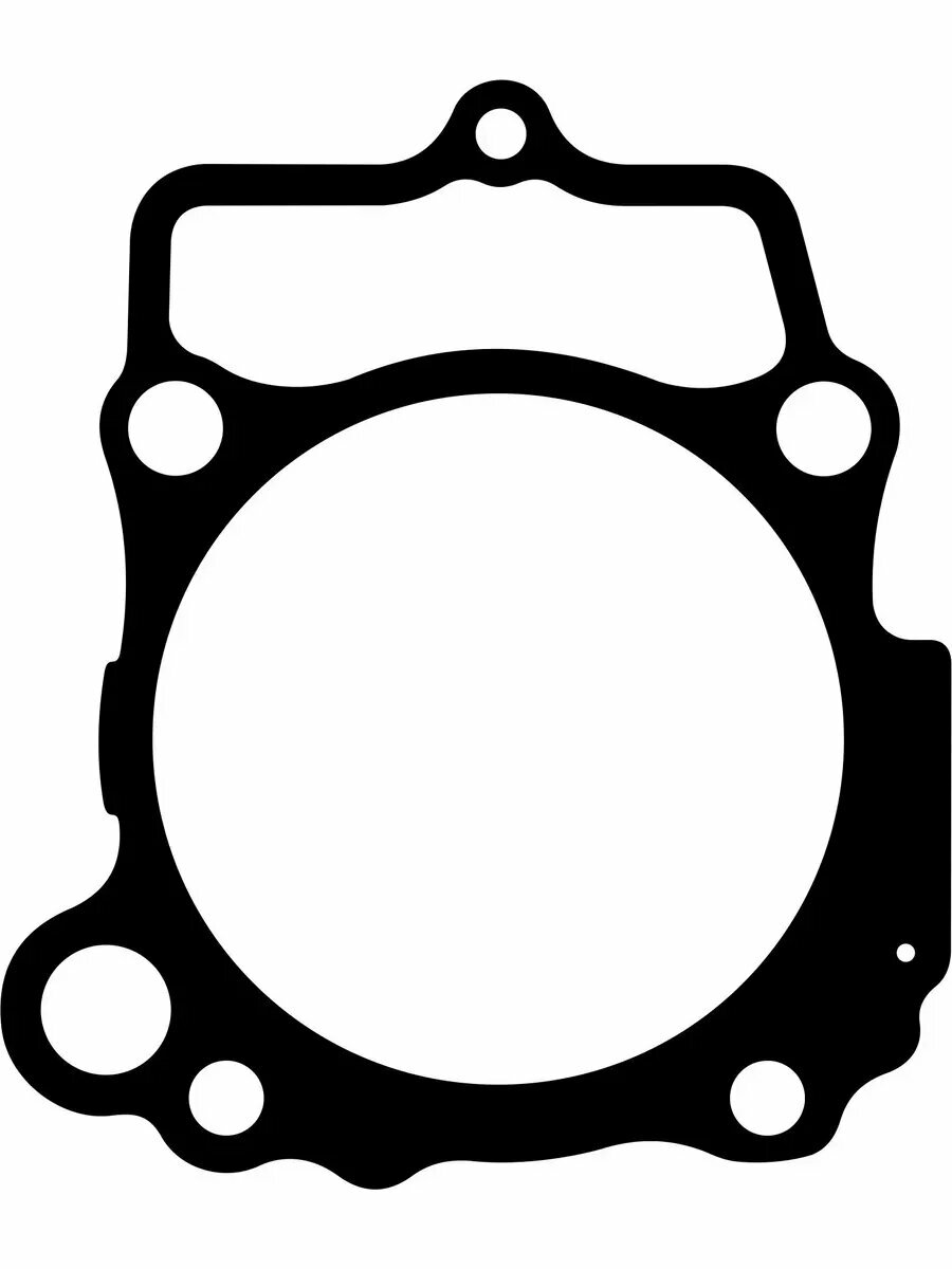 Прокладка цилиндра Yamaha WR250, YZ250 (1SM-11351-00-00)