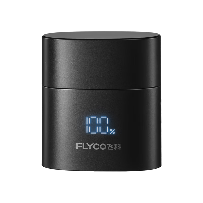 FLYCO Мужской роторный электробритва с двойной головкой портативная для путешествий черная Цвет：F6mini Портативная
