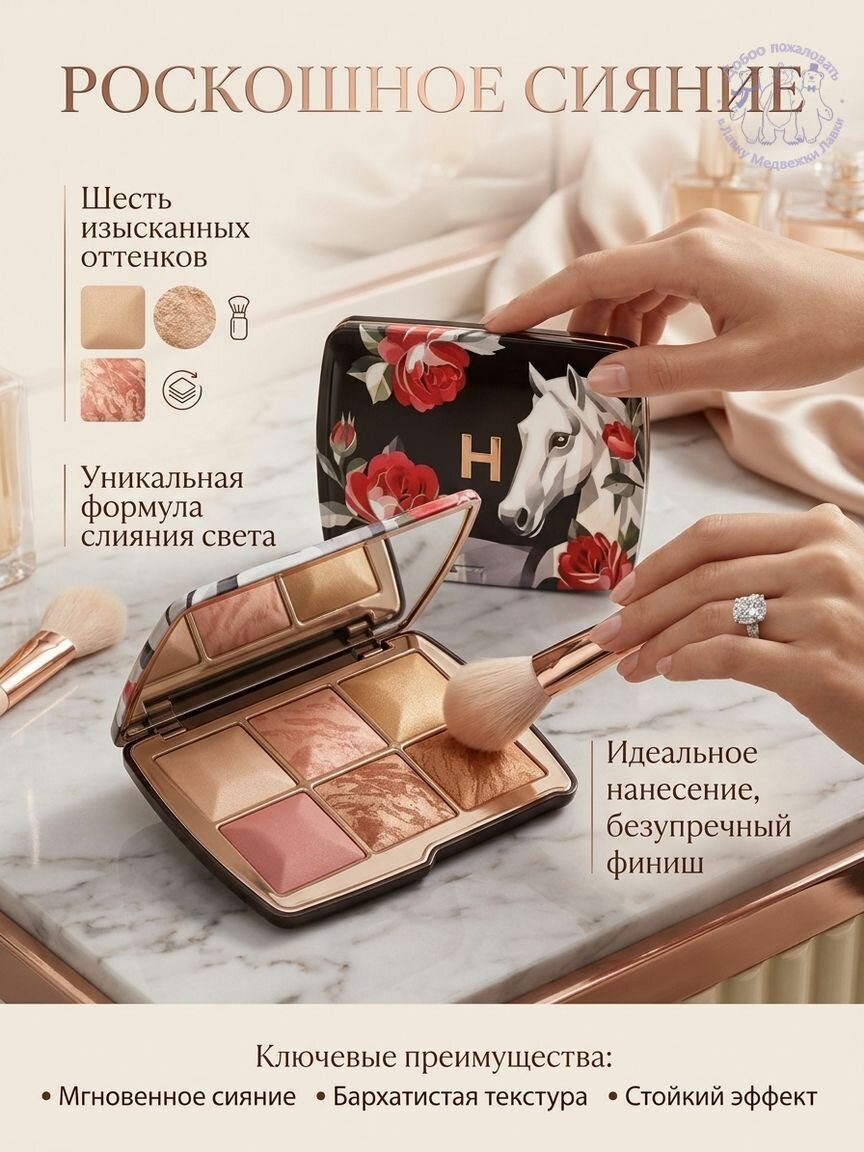 Hourglass Лимитированная палетка для макияжа Ambient Lighting Edit