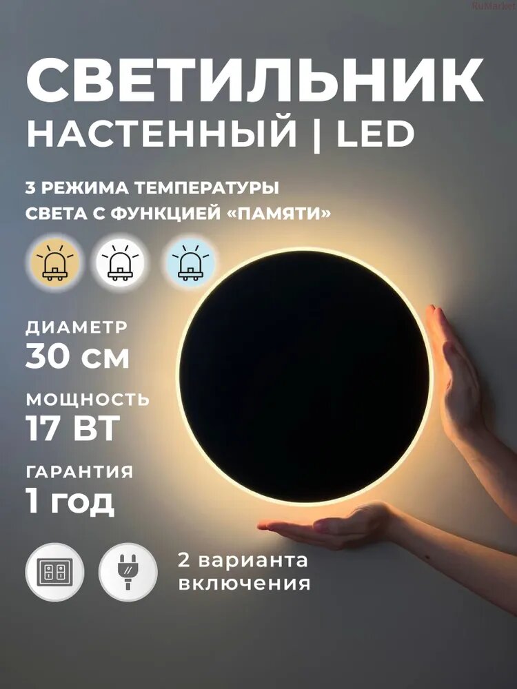 Настенный светильник, 17 Вт