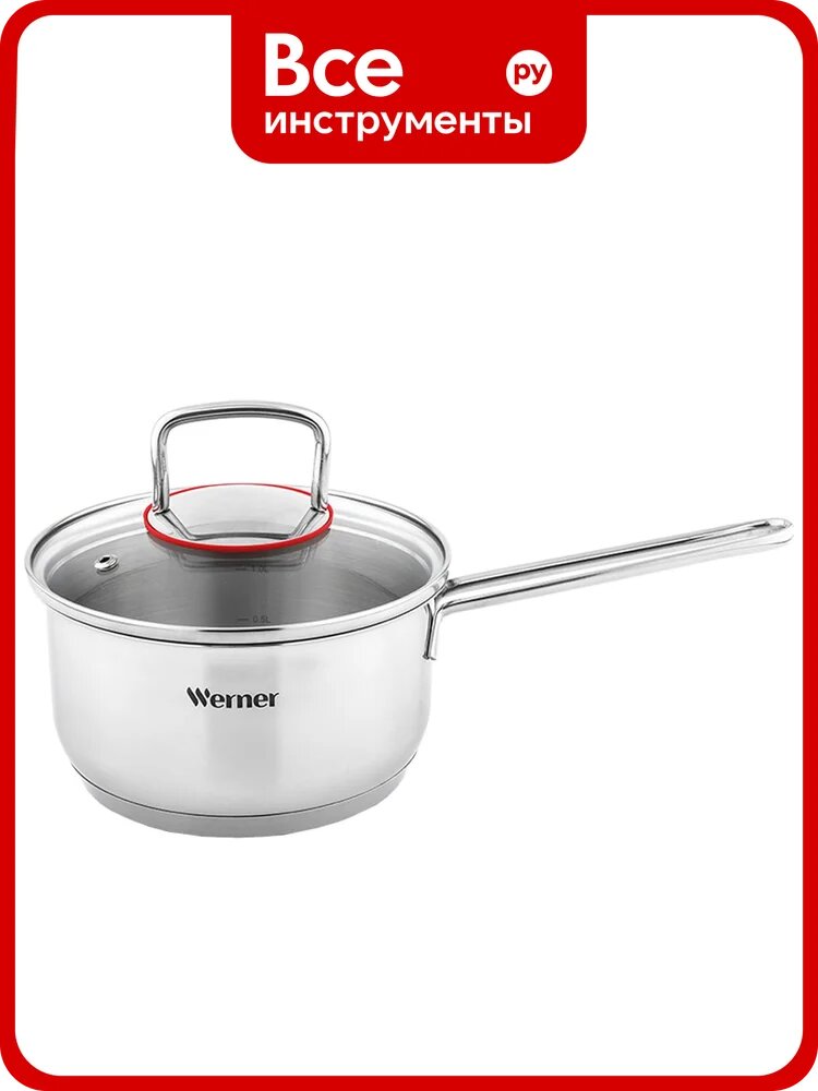 Ковш WERNER из нержавеющей стали Como 16 см/1,7 л 50168