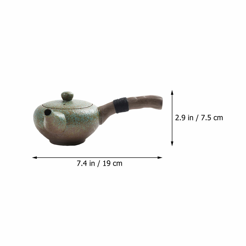 Керамический Чайник Премиум 19x7.5cm Из Высококачественной Керамики Для Приготовления Чая В Доме И Офисе