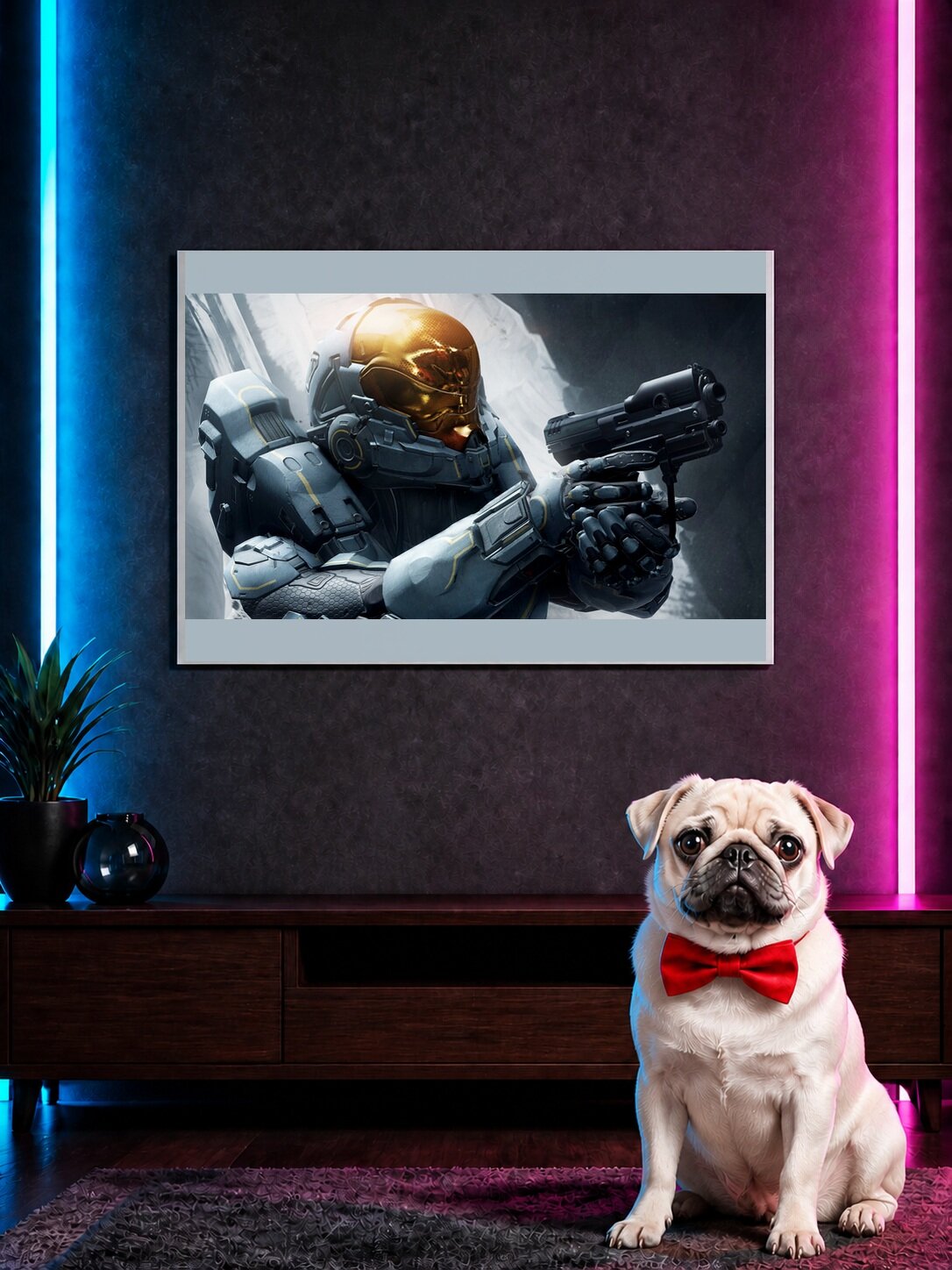 Постер Halo Сага — легендарные игровые мотивы A3