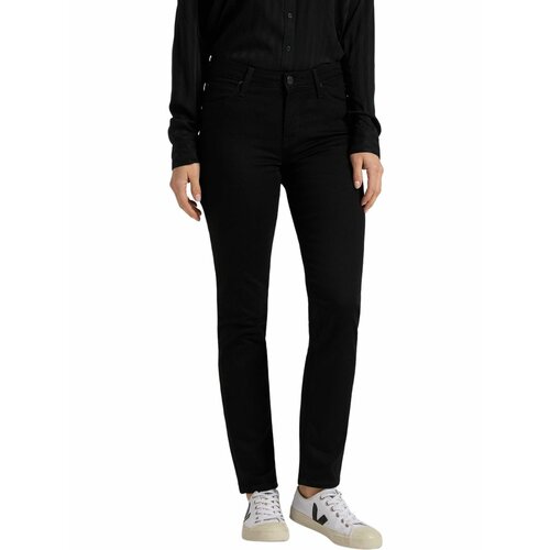 фото Джинсы зауженные lee women elly jeans, размер 31/33, черный
