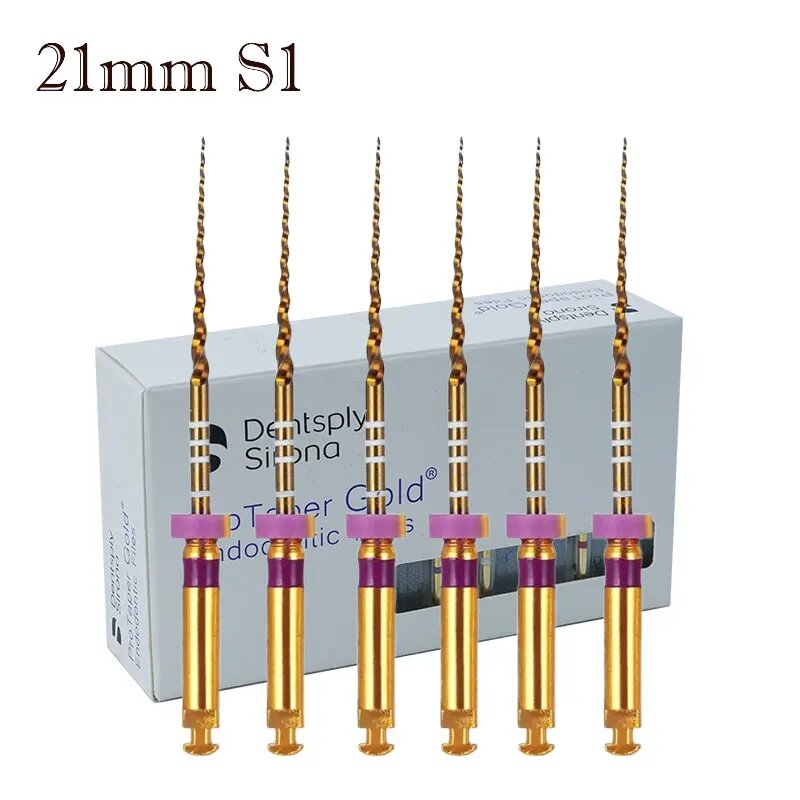 Bonito-dent Pro/Taper Next Никель-титановые файлы для корневых каналов 6шт S1 21mm