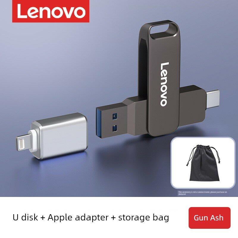 64GB iPhone USB-накопитель с граунтметалл-отделкой и малым чехлом для хранения, универсальная совместимость с