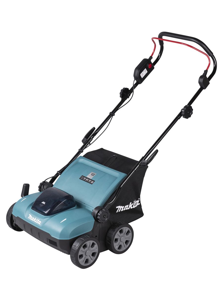 Аккумуляторный скарификатор-аэратор Makita DUV320RT, 18 В, 32 см, 30 л, с АКБ 5 Ач и ЗУ