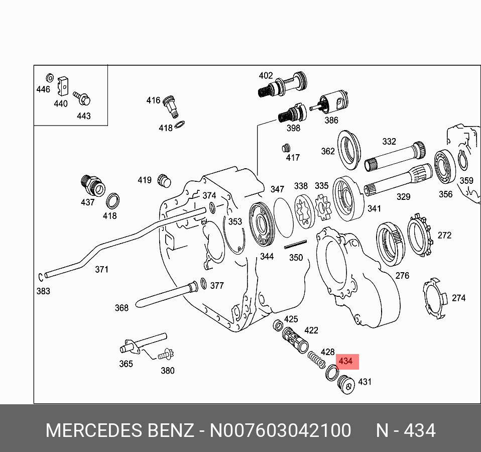 Кольцо уплотнительное org (Mercedes N007603042100)
