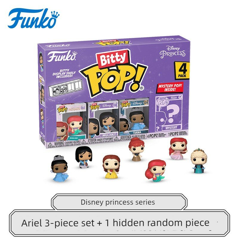 Funko Pop! Ариэль из «Русалочка» 3-шт. набор с одним скрытым персонажем - коллекционная фигурка Disney